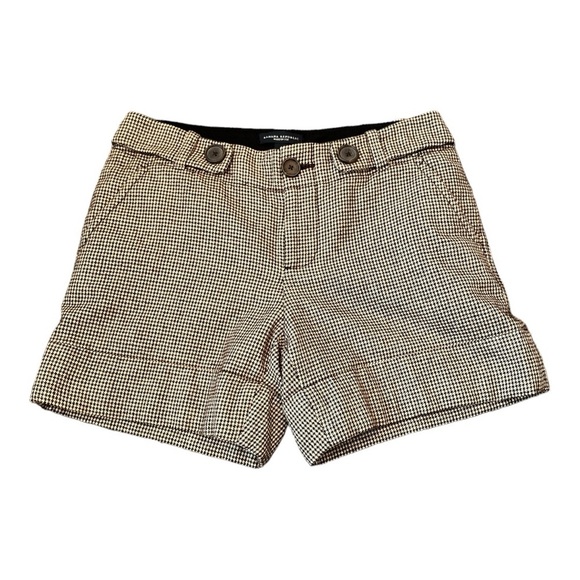 Banana Republic Wool Blend Houndstooth Martin Shorts Size 6 #G68 - Picture 1 of 8